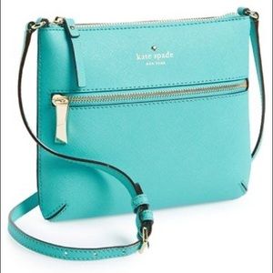 Kate Spade Cedar Street Tenley Leather Crossbody Bag in Teal